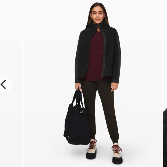 Lululemon Go Cozy Jacket Size 4 Black - Picture 7 of 14